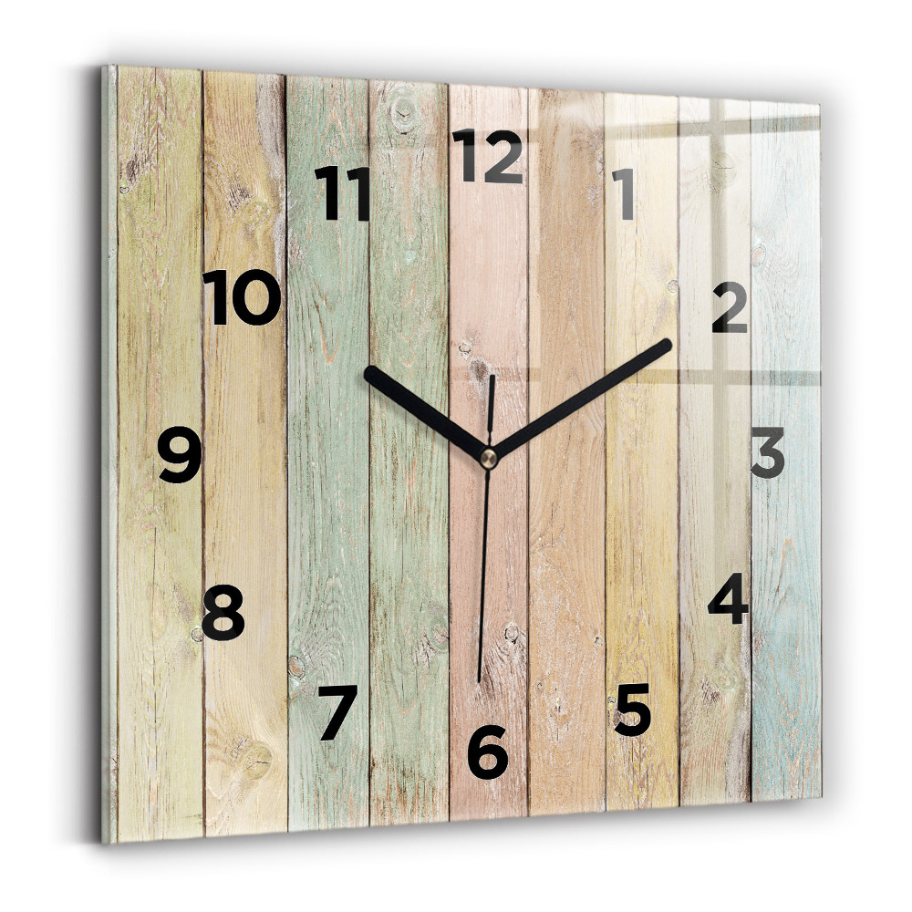 Szögletes fali üvegóra 30x30 Színes táblák