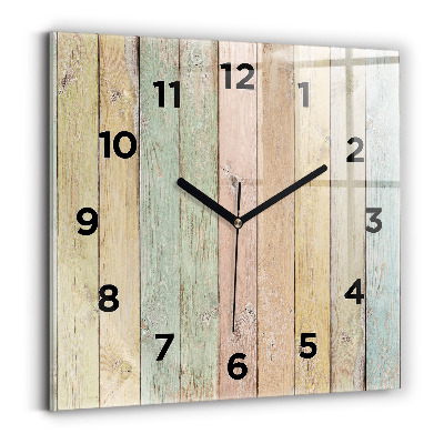 Szögletes fali üvegóra 30x30 Színes táblák