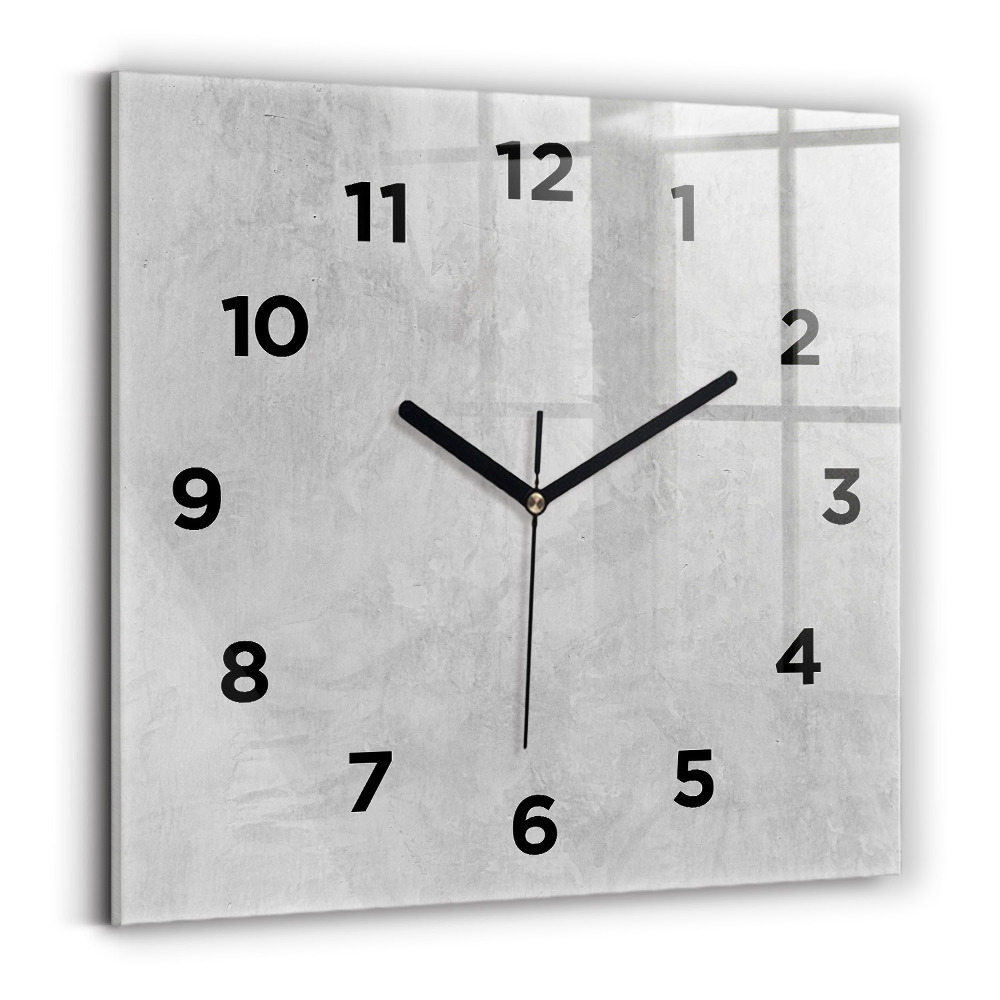 Négyzet alakú üvegóra 30x30 Kő fal