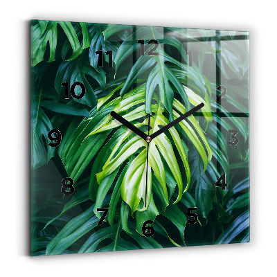 Szögletes fali üvegóra 30x30 A természet trópusi oldala