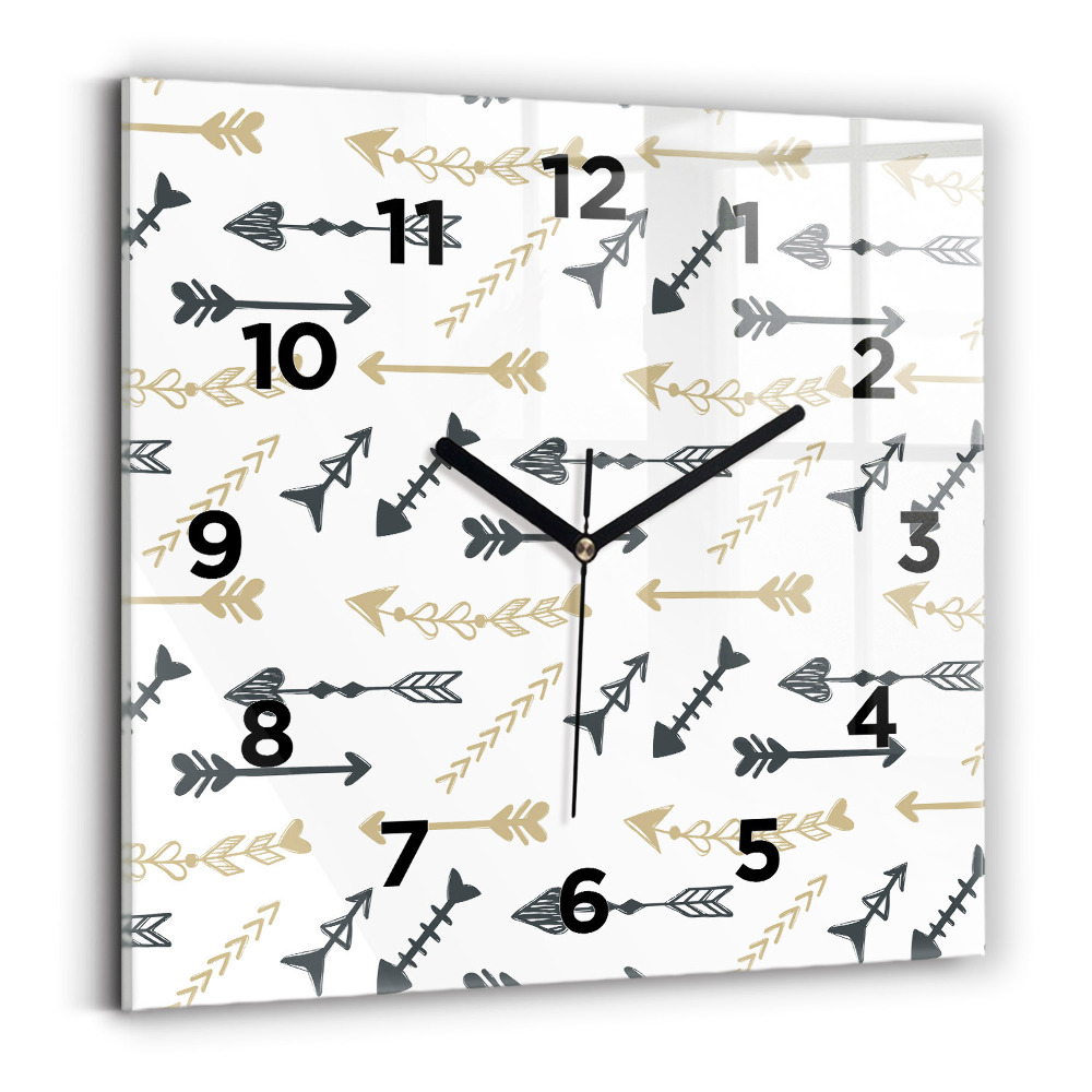 Négyzet alakú üvegóra 30x30 Geometrikus csípő minta