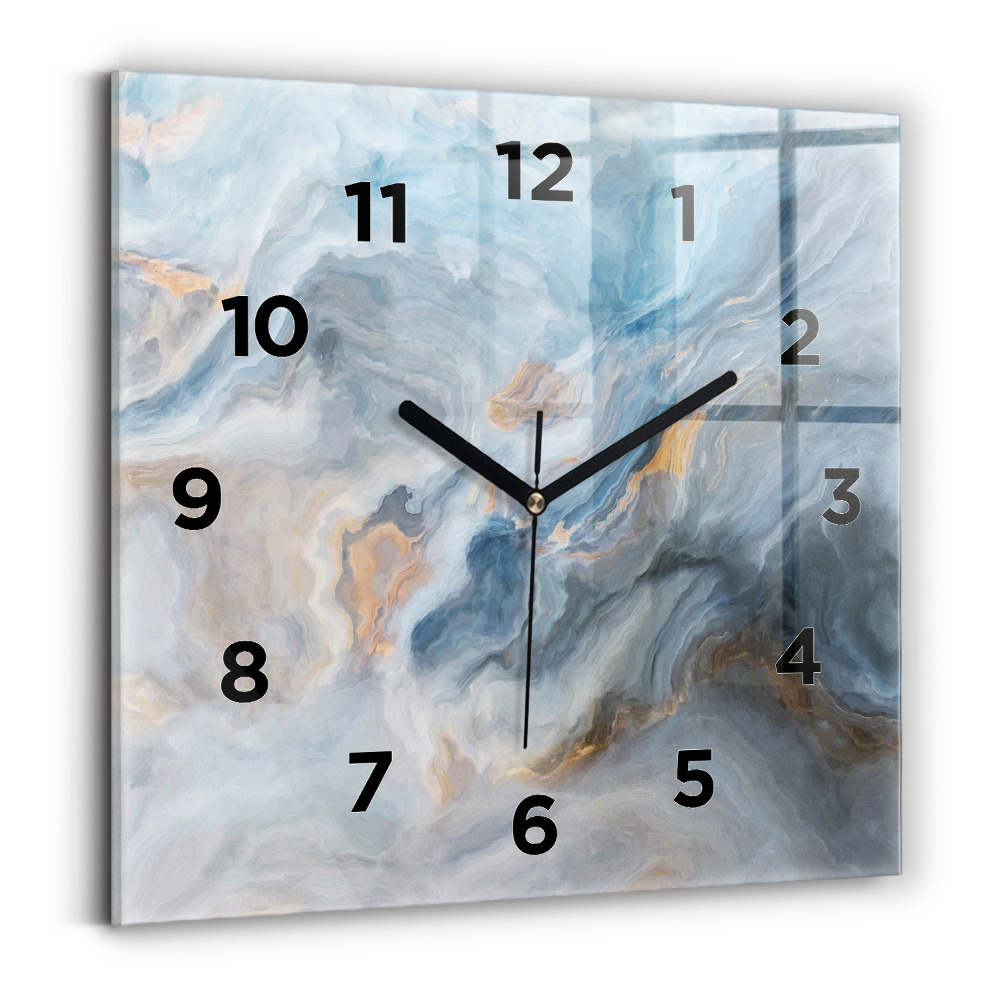 Szögletes fali üvegóra 30x30 Márvány minta