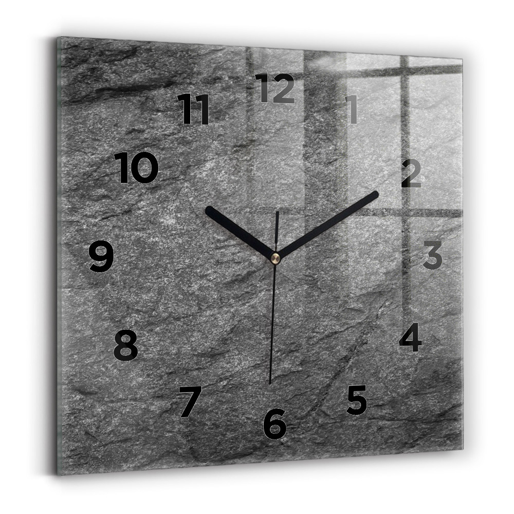 Négyzet alakú üvegóra 30x30 Vulkáni kőzet