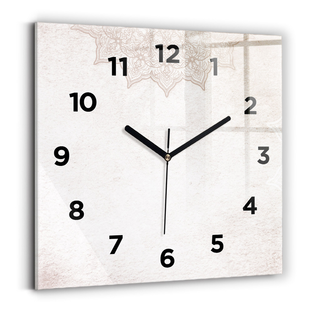 Szögletes fali üvegóra 30x30 Dekoratív minta