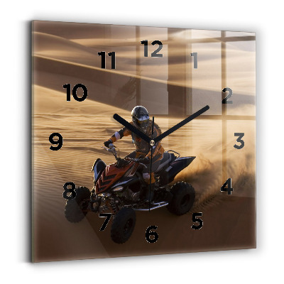 Szögletes fali üvegóra 30x30 Quad a sivatagban