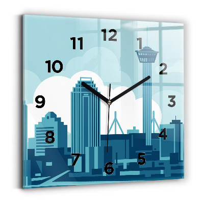 Négyzet alakú üvegóra 30x30 Építészet az USA-ban