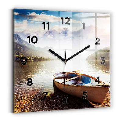 Szögletes fali üvegóra 30x30 tavi kilátás