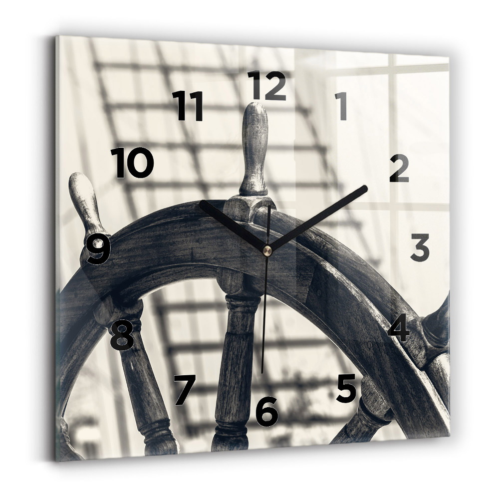 Négyzet alakú üvegóra 30x30 Ősi hajó