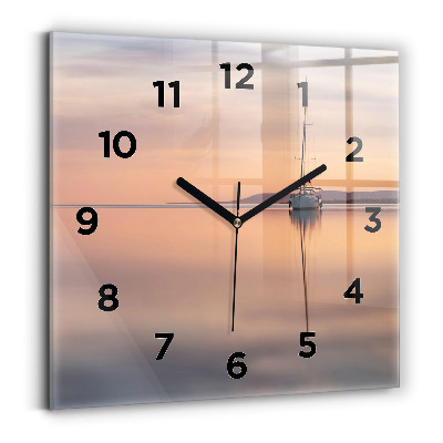 Négyzet alakú üvegóra 30x30 Balaton USA