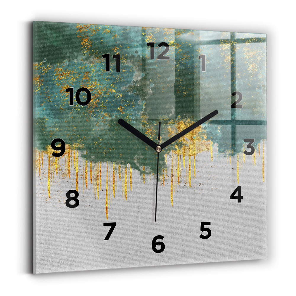 Négyzetes üvegóra 30x30 Dekoratív minta