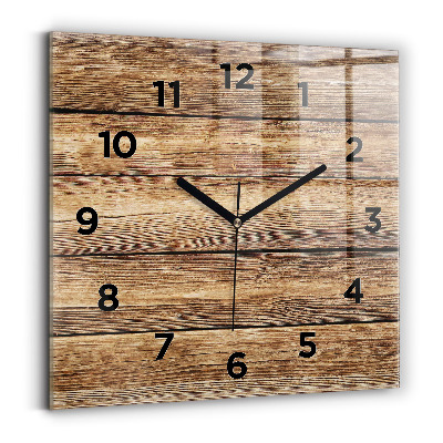 Négyzet alakú üvegóra 30x30 Fadeszkák