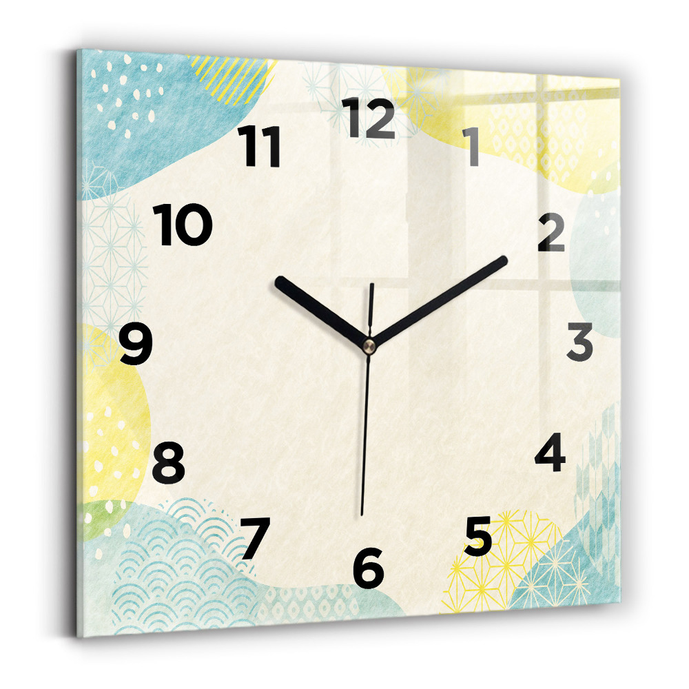 Szögletes fali üvegóra 30x30 Keret mintákkal