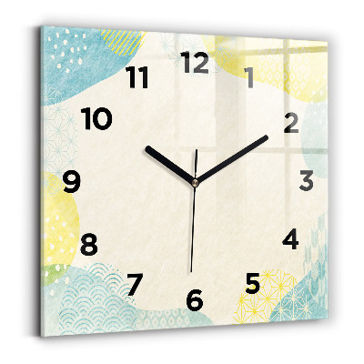 Szögletes fali üvegóra 30x30 Keret mintákkal