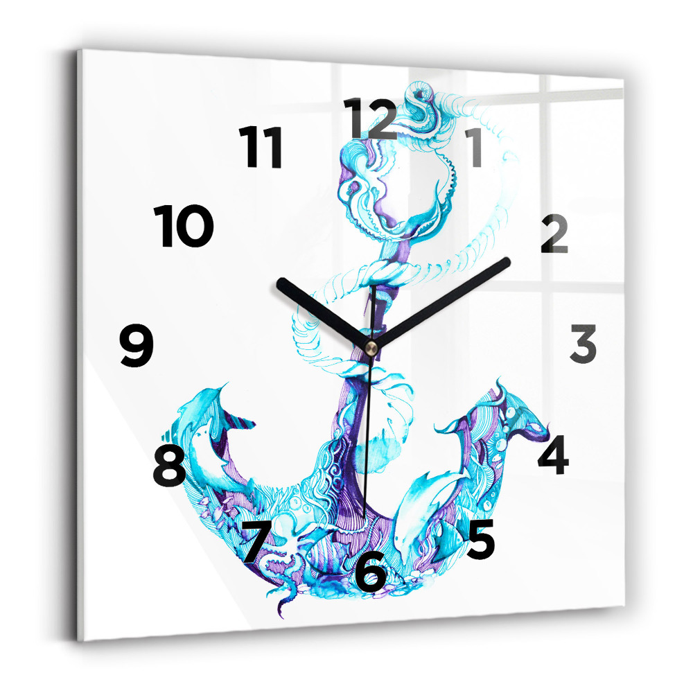 Szögletes fali üvegóra 30x30 Viharhorgony