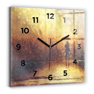 Négyzet alakú üvegóra 30x30 nő esernyő