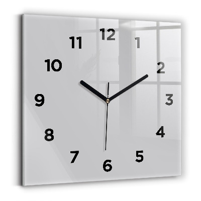 Négyzet alakú üvegóra 30x30 Világos szürke