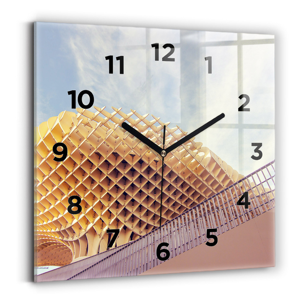 Szögletes üvegóra 30x30 Nézőpont Sevillában