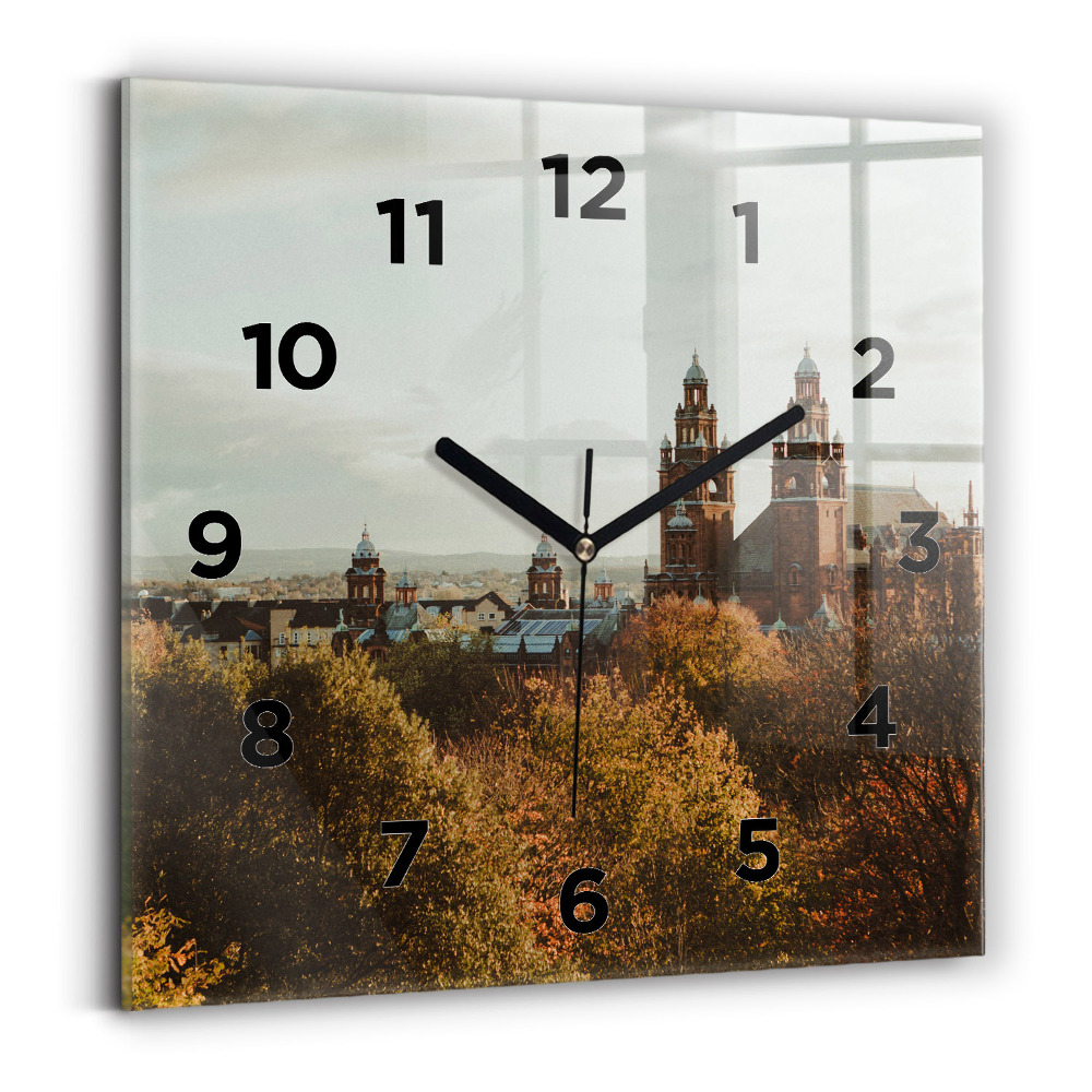 Szögletes fali üvegóra 30x30 Glasgow Művészeti Galéria