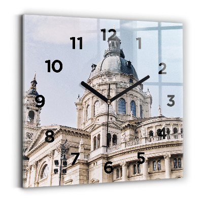 Négyzetes üvegóra 30x30 Szent Bazilika István