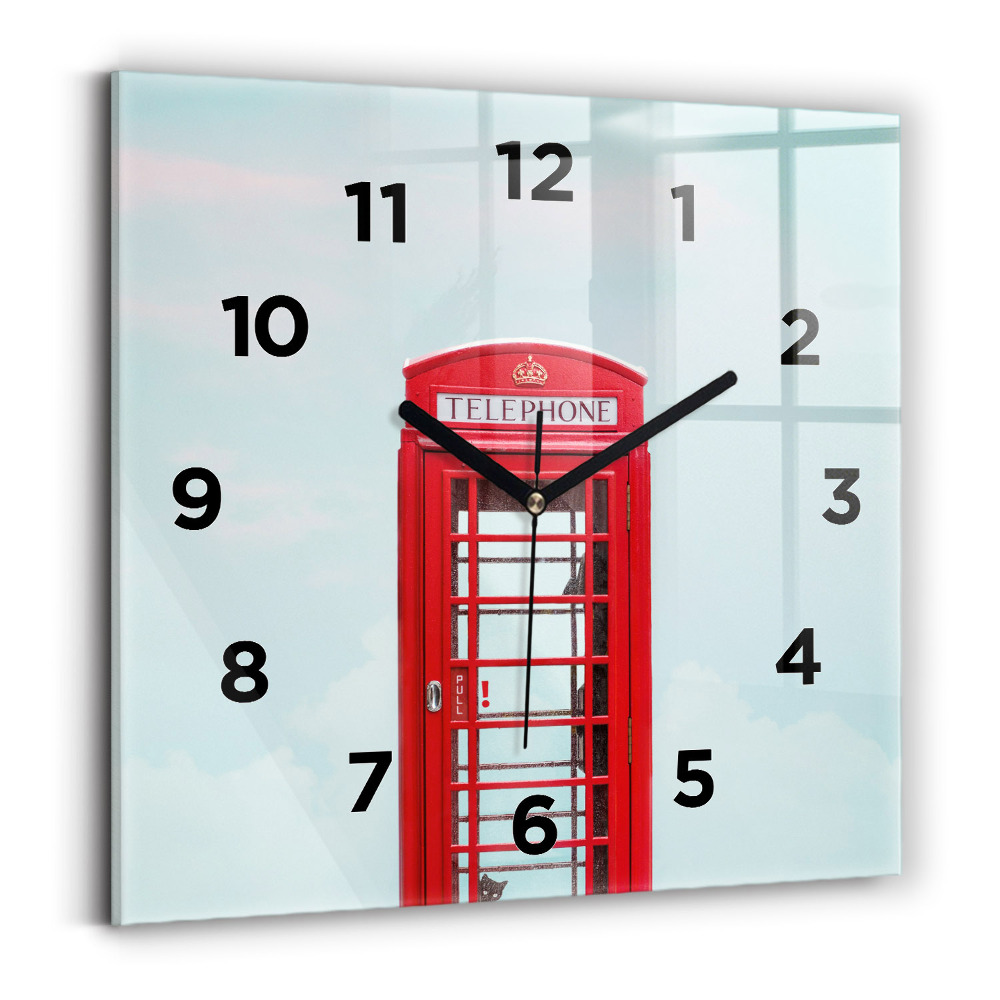 Négyzet alakú üvegóra 30x30 telefonfülke