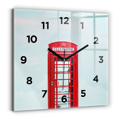 Négyzet alakú üvegóra 30x30 telefonfülke