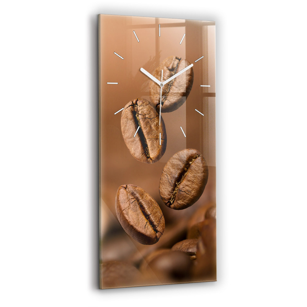 Négyszögletes fali üvegóra 30x60 Absztrakt színek