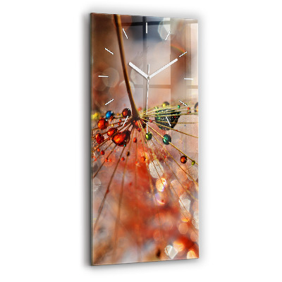 Téglalap alakú üvegóra 30x60 Pitypang harmattal