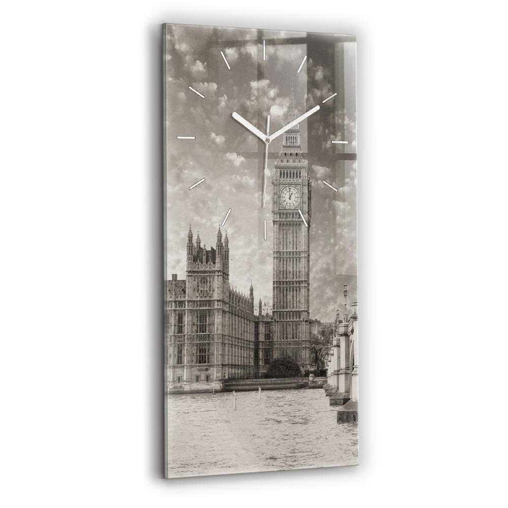 Függőleges üvegóra 30x60 London Anglia Big Ben