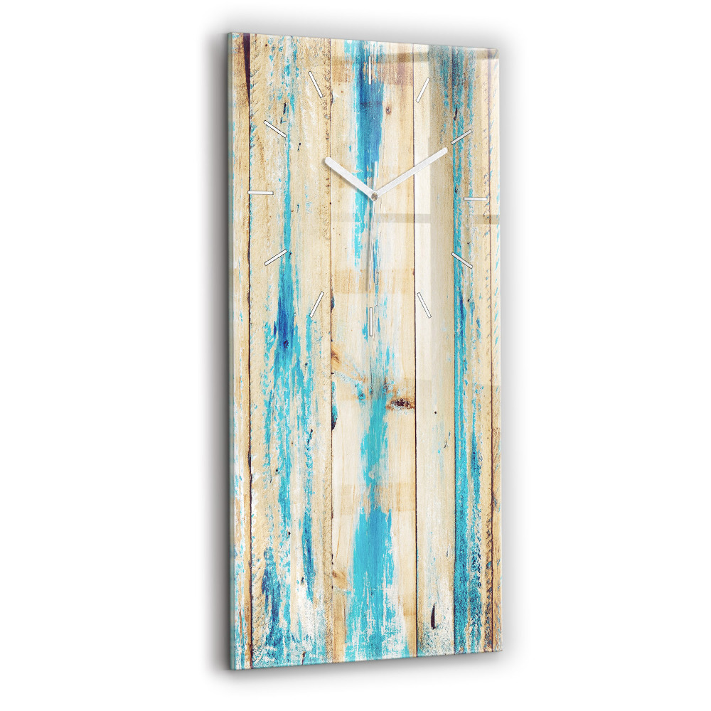 Négyszögletes fali üvegóra 30x60 Karcos fa