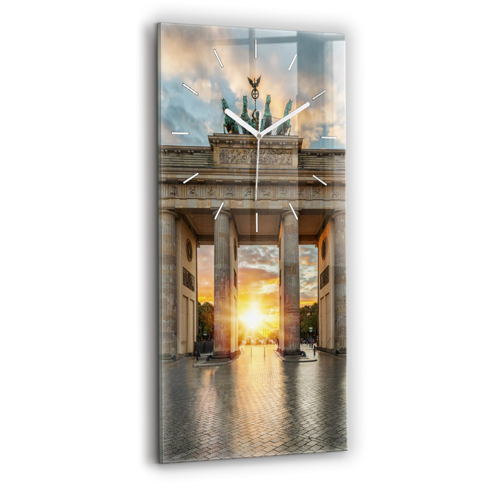 Téglalap alakú üvegóra 30x60 Brandenburgi kapu Berlinben