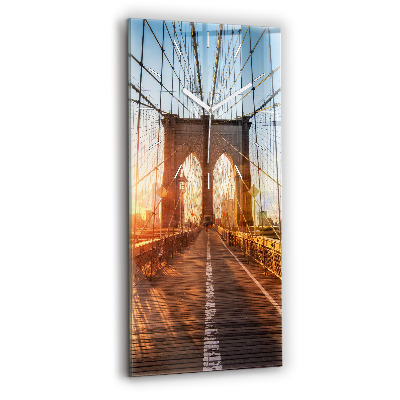 Téglalap alakú üvegóra 30x60 Brooklyn Bridge NYC