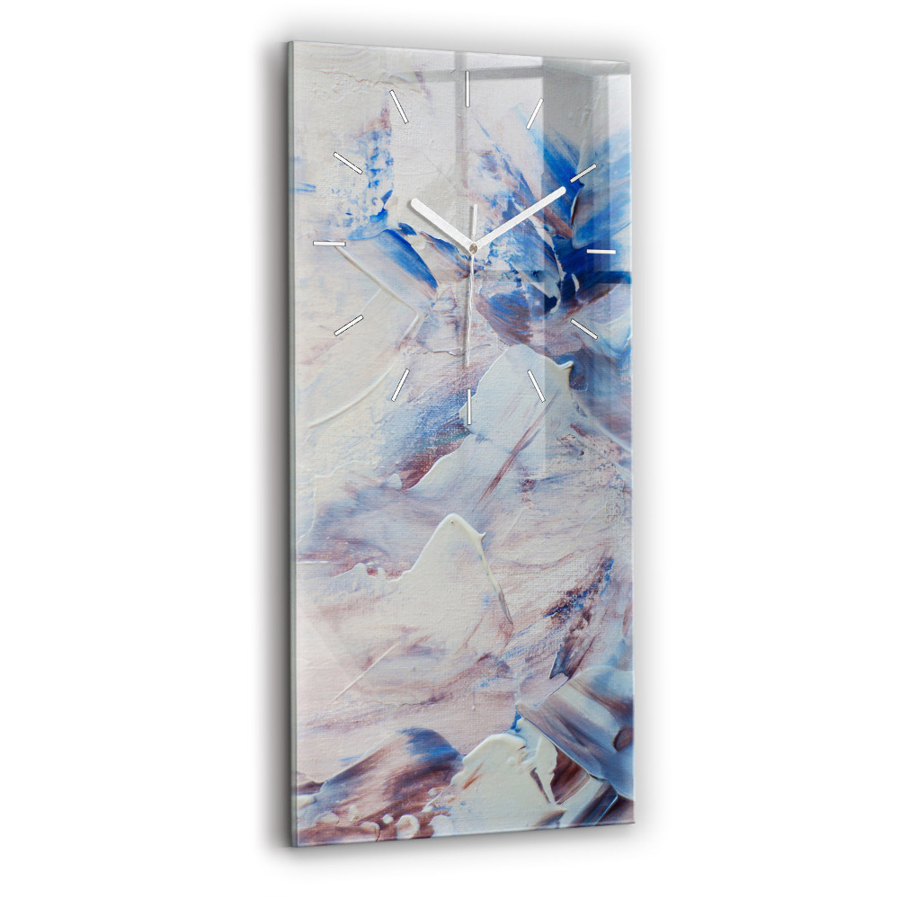 Függőleges üvegóra 30x60 Absztrakt festék textúra