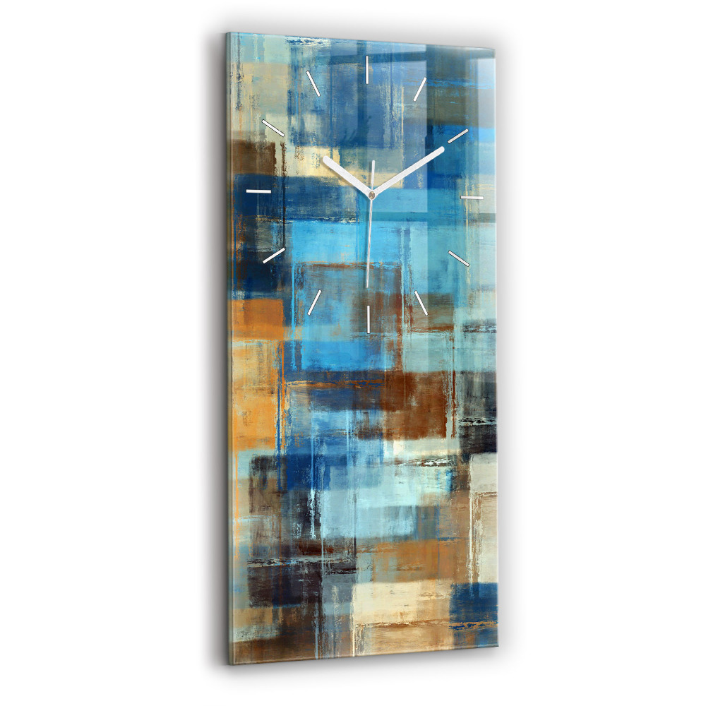 Függőleges üvegóra 30x60 Színes háttér - absztrakció