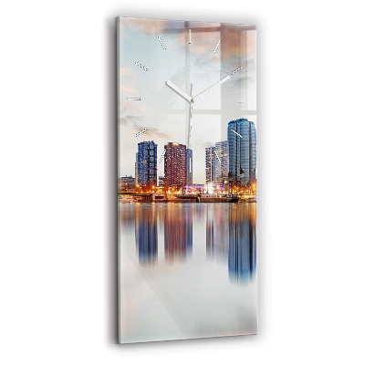 Függőleges üvegóra 30x60 Panoráma az Eiffel-toronnyal