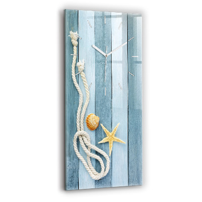 Téglalap alakú üvegóra 30x60 Csíkos deszkák és csokornyakkendő