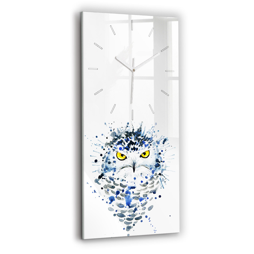 Négyszögletes üvegóra 30x60 Bagoly pillantást