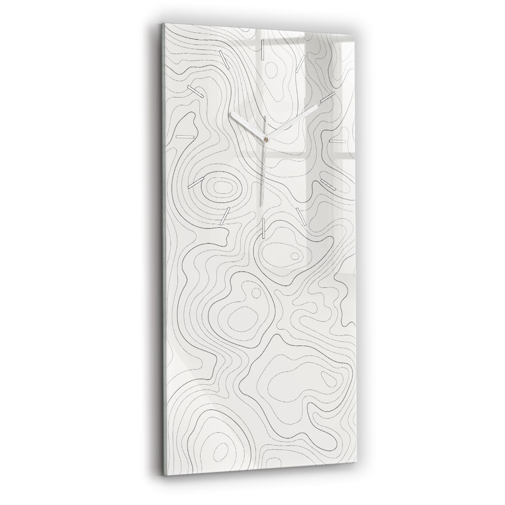 Függőleges üvegóra 30x60 Absztrakciós foltok