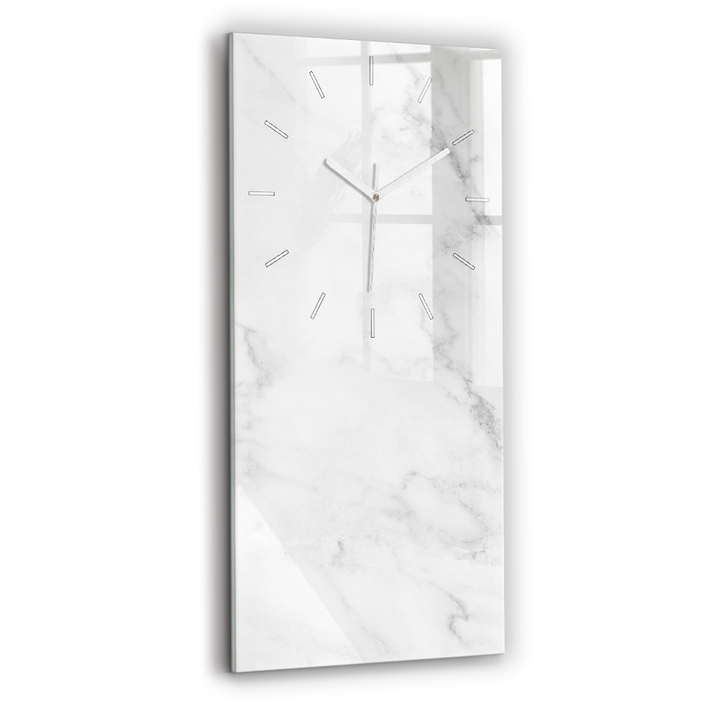 Négyszögletes üvegóra 30x60 Elegáns márvány