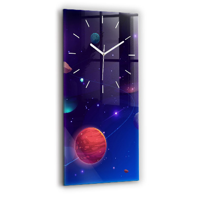 Téglalap alakú üvegóra 30x60 Galaxis bolygók