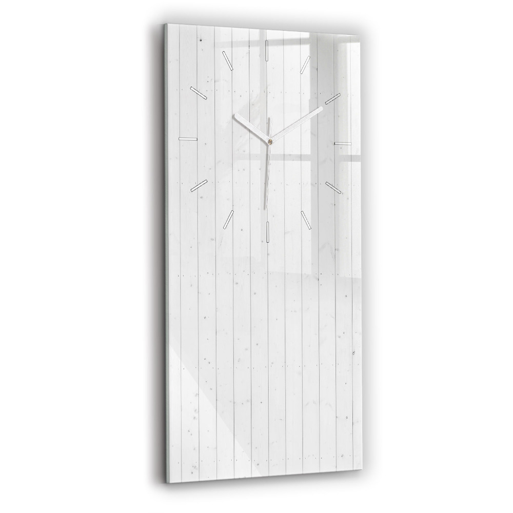 Négyszögletes üvegóra 30x60 Fa panelek minta