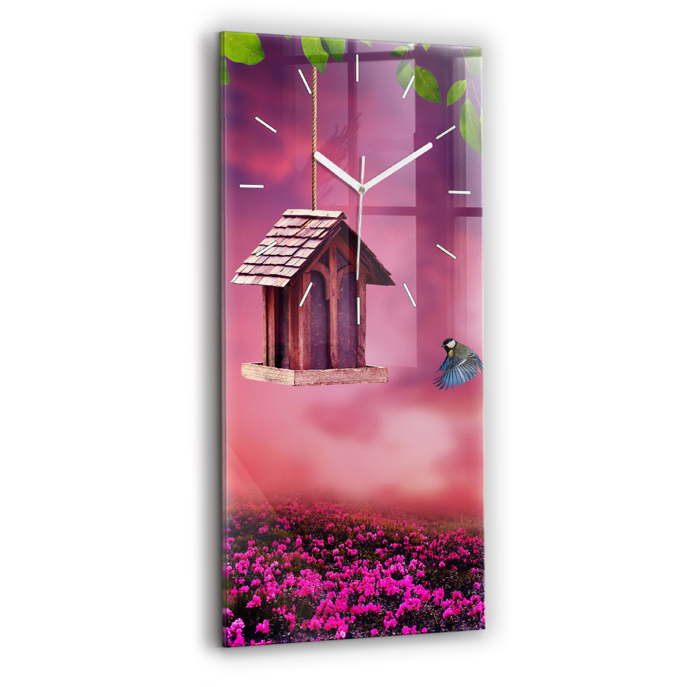 Négyszögletes üvegóra 30x60 Madárház