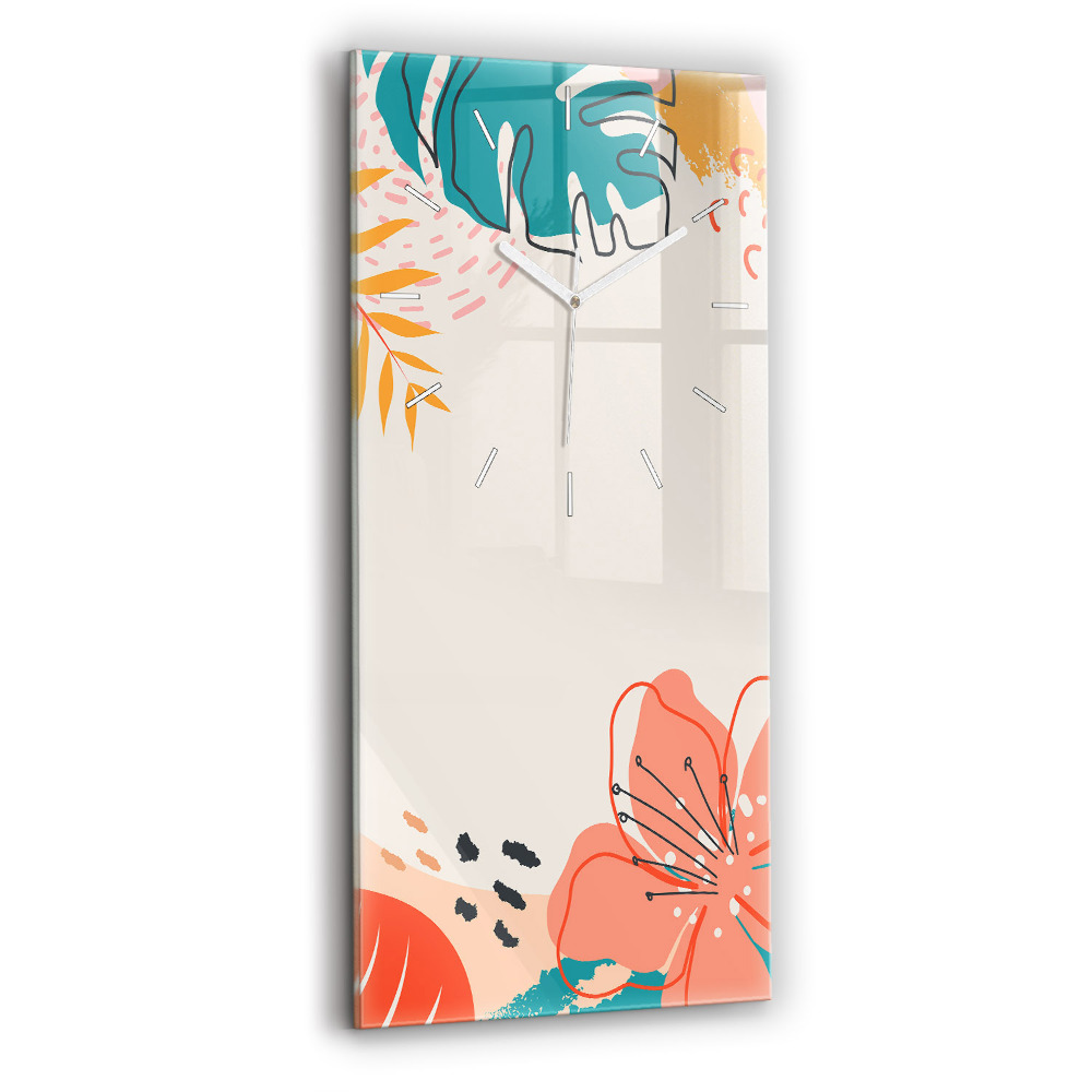 Téglalap alakú üvegóra 30x60 Hawaii növények