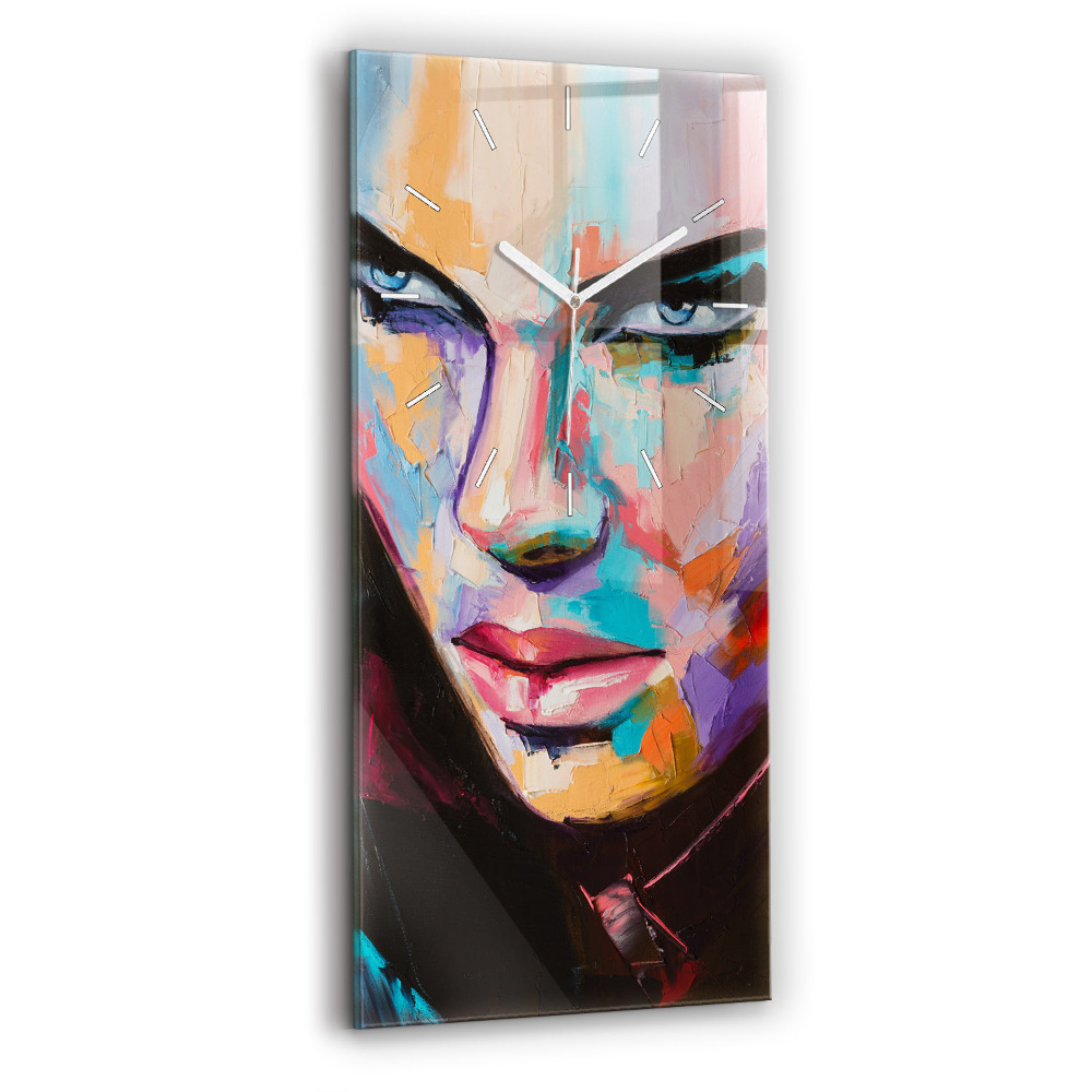 Függőleges üvegóra 30x60 Egy nő portréja