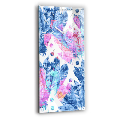 Függőleges üvegóra 30x60 Színes tollak