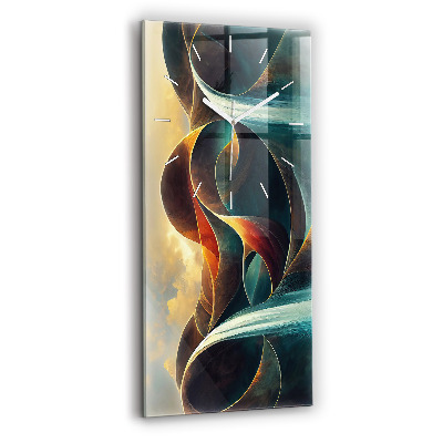 Négyszögletes fali üvegóra 30x60 Áramló vízesés