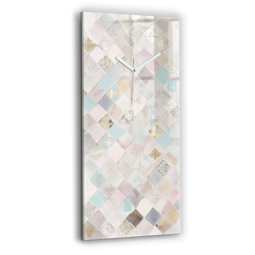 Téglalap alakú üvegóra 30x60 Színes csempe