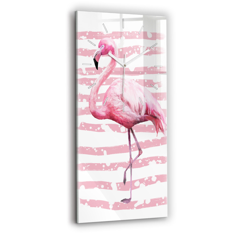 Téglalap alakú üvegóra 30x60 Flamingo grafika