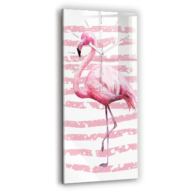 Téglalap alakú üvegóra 30x60 Flamingo grafika