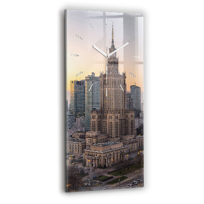 Függőleges üvegóra 30x60 Varsói panoráma
