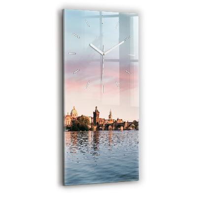 Téglalap alakú üvegóra 30x60 Károly híd Prágában